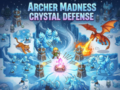 খেলা Archer Madness: Crystal Defense