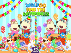 খেলা Wolfoo Spot The Difference