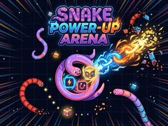 খেলা Snake Power-Up Arena