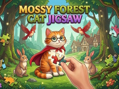 খেলা Mossy Forest Cat Jigsaw