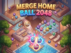 খেলা Merge Home Ball 2048