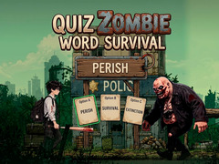 খেলা Quiz Zombie Word Survival