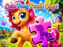 খেলা Cute Pony Puzzle Quest