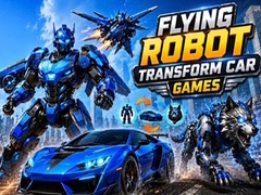 খেলা Flying Robot Transform Car Games