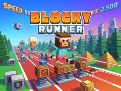 খেলা Blocky Runner