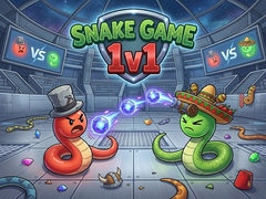 খেলা Snake Game 1v1