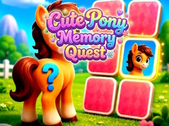 খেলা Cute Pony Memory Quest