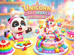 খেলা Unicorn Cake Maker Decorating 