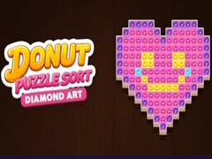 খেলা Donut Puzzle Sort Diamond Art