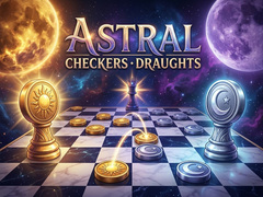 খেলা Astral Checkers Draughts