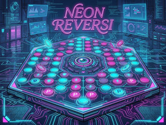 খেলা Override Neon Reversi
