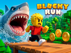 খেলা Blocky Run