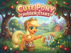 খেলা Cute Pony: Hidden Stars