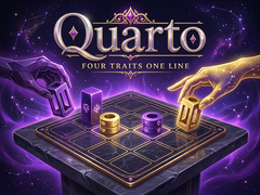 খেলা Quarto Four Traits One Line
