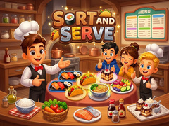 খেলা Sort and Serve