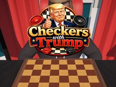 খেলা Checkers with Trump
