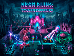 খেলা Neon Ruins: Tower Defense