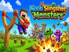 খেলা Noob Slingshot: Monsters
