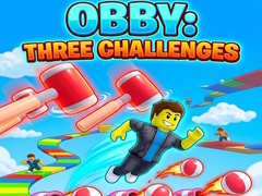 খেলা Obby: Three Challenges