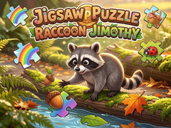 খেলা Jigsaw Puzzle: Raccoon Jimothy 