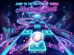 খেলা Jump to the Rhythm of Songs: Musical Ball