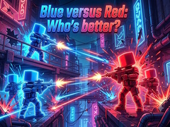 খেলা Blue versus Red: Who's better?