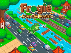 খেলা Frogie - Cross the Roads
