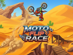 খেলা Moto Flip Race
