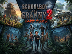 খেলা Schoolboy and Granny 2: Survival in the Forest