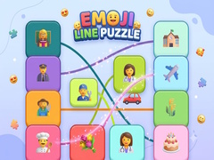 খেলা Emoji Line Puzzle