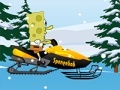 খেলা Spongebob Snowmobile