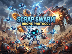 খেলা Scrap Swarm: Drone Protocol