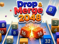 খেলা Drop & Merge 2048