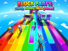 খেলা Block Party: Obby, Robby, Mini games!