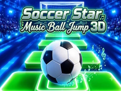 খেলা Soccer Star - Music Ball Jump 3D