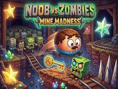খেলা Noob vs Zombies: Mine Madness