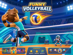 খেলা Funny Volleyball