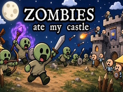 খেলা Zombies ate my Castle