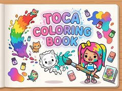 খেলা Toca Coloring Book