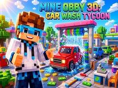 খেলা Mine Obby 3D: Car Wash Tycoon