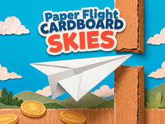 খেলা Paper Flight Cardboard Skies