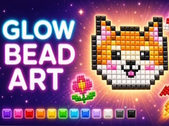 খেলা Glow Bead Art