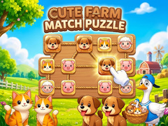খেলা Cute Farm Match Puzzle