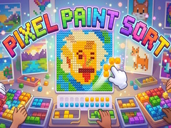খেলা Pixel Paint Sort