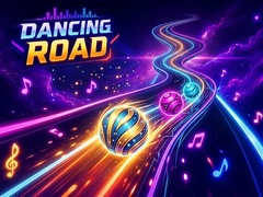 খেলা Dancing Road