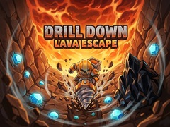 খেলা Drill Down: Lava Escape