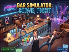 খেলা Bar Simulator: Serve, Fight