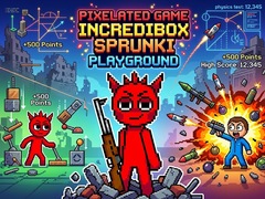 খেলা Pixelated Game Incredibox Sprunki Playground