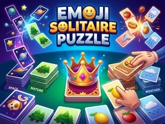খেলা Emoji Solitaire Puzzle