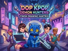 খেলা DOP KPop Demon Hunters: Finish Drawing Hantrix